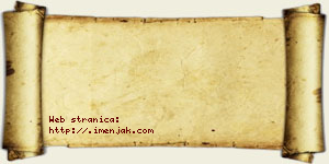 Hana Čalošević vizit kartica